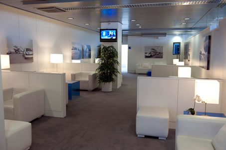 Business Lounges Blue at Lisbon's airport