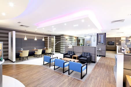 Business Lounges Aspire at London Gatwick's airport